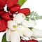 24" Red, White & Blue Patriotic Tulip Wreath with Bow